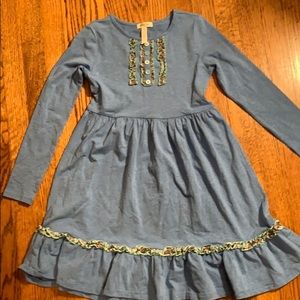Beautiful Blue Long Sleeve Matilda Jane Dress